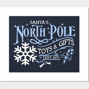 North Pole Toys and Gifts Posters and Art